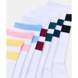 Sinsay Duge prugaste čarape 7 pack | shoptok.hr