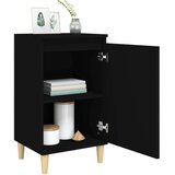  Nočna omarica 2 kosa črna 40x35x70 cm inženirski les | Shoptok.si