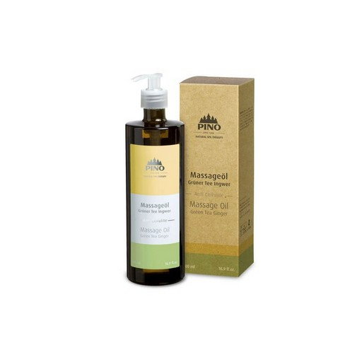 Aromatično masažno ulje, Zeleni čaj - Đumbir, 500 ml s dozatorom