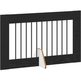  Vrata za pse s postoljem 4 pcs Crni hrast 100 x 60 cm | Eponuda.ba