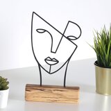 Atelier Del Sofa dekorativna figura M-034, 17x30x3.5 cm, crna Cene