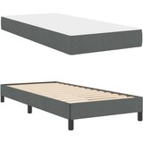  s opruga kutije Tamno siva 90 x 190 cm tkanina | shoptok.hr