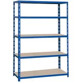Metalni Težkonosilni kovinski regal XL (v 180 x š 120 x g 50 cm, nosilnost: 290 kg/polico) cene