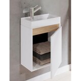 MID.YOU KOPALNICA ZA GOSTE bela, medeni hrast | Shoptok.si