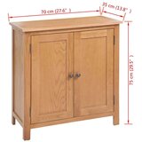 Komoda 70x35x75 cm trdna hrastovina | Shoptok.si