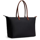 Tommy Hilfiger Nakupovalna torba 'Popette' konjak / črna | Shoptok.si