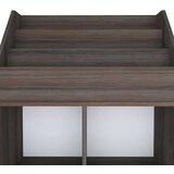 vidaXL stalak za dječje časopise sivi/boja hrasta 71x30x114 cm iverica | shoptok.hr
