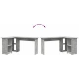  Stol Betonski sivi 142 x 102 x 73 cm Konstruirano drvo | shoptok.hr