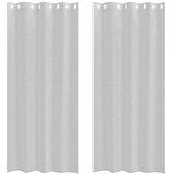 Voile zavjesa 2 pcs Svijetlo siva 225 x 140 cm Poliester | shoptok.hr