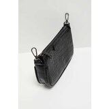 Marisse Imitation Snakeskin Shoulder Bag, Black | Eponuda.ba
