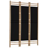  Sklopiva sobna pregrada s 3 panela 120 cm od bambusa i platna | shoptok.hr