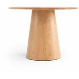 Gazzda Okrogla stranska mizica iz masivnega hrasta ø 55 cm Mushroom –