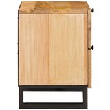  Noćni ormar 2 pcs Prirodna 40 x 33 5 x 46 cm Čvrsto drvo manga | shoptok.hr