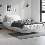  Okvir kreveta boja betona 100x200 cm od konstruiranog drva | shoptok.hr