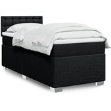  Box spring krevet s madracem crni 90x190 cm od tkanine | shoptok.hr