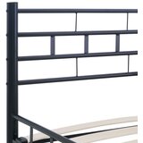  Okvir za krevet crni čelični 200 x 200 cm | shoptok.hr