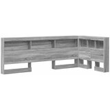  Skladišno uzglavlje Siva Sonoma 90 cm Konstruirano drvo | shoptok.hr