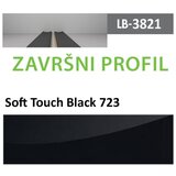 AGT profil Zidni MDF Završni LB-3821-B Soft Touch Black (723) 2800x116x18mm ( 026-136 ) Cene