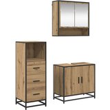 vidaXL set namještaja za kupaonicu 3 pcs hrast artisan 65 x 33 x 60 cm | shoptok.hr