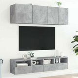 vidaXL Zidni TV ormarići 2 kom siva boja betona 40 x 30 x 30 cm drveni | shoptok.hr