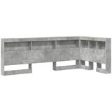  Skladišno uzglavlje Betonski sivi 80 cm Konstruirano drvo | shoptok.hr