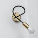  Zidna lampa OXFORD 1xE27/15W/230V zlatna/crna | Eponuda.com