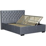 Modern Living Oblazinjena Postelja Miami Storage, Siva, 180x200 | Shoptok.si