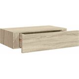  Zidne police s ladicom 2 kom boja hrasta 40 x 23,5 x 10 cm MDF | Eponuda.ba