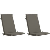 2-dijelni jastuci s visokim naslonima GEMERT 2 pcs Siva | shoptok.hr