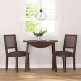  Jedilni stoli z blazinami 2 kosa Brown Solid Wood Rubber | Shoptok.si