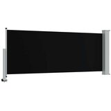  Uvlačiva bočna tenda za terasu 120 x 300 cm crna | shoptok.hr