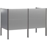  Ekran za kante za smeće 167 x 85 x 113 cm Pocinčani čelik | shoptok.hr