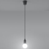 Sollux Lighting Sollux SL.0575 - Luster na sajli DIEGO 1xE27/60W/230V siv | Eponuda.com