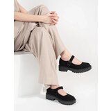GOODIN Black suede platform shoes | ePonuda.com