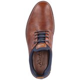 Rieker Čevlji na vezalke mornarska / rjava | Shoptok.si
