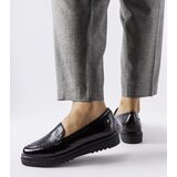 Gemre Black patent loafers Vinceza Cijene