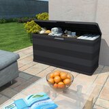  Vrtna kutija za pohranu crna 117 x 45 x 56 cm | shoptok.hr