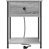  Noćni ormar 2 pcs Siva Sonoma 42 x 41 x 56 cm Konstruirano drvo | shoptok.hr