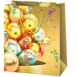 Cardex Cardex: Velika darilna vrečka z rumenim balonom, velikost 40,6x20x3x55,8 cm | Shoptok.si
