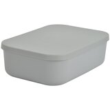 Homéa Siva plastična škatla za shranjevanje s pokrovom 24x18x8 cm – | Shoptok.si