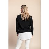 Fenzy Plus Size Tunika Z Dolgimi Rokavi, Črna/Bela | Shoptok.si