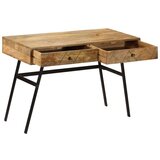 Pisalna miza s predali trden mangov les 110x50x76 cm | Shoptok.si