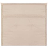  Jastuci za vrtne stolice 2 kom krem 120 x 50 x 3 cm od tkanine | shoptok.hr