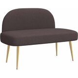  Oblikovana klupa s naslonjačem Tamno smeđa 110 x 60 x 76 cm | shoptok.hr