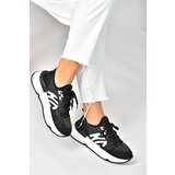 Fox Shoes Black Fabric Thick Soled Sneakers Sneakers cene