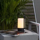 crno-bež led lampa flame, visina 19 cm