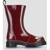 Dr. Martens Polškornji Rejena Mid Cherry Red Laquered Leather Bordo Cene