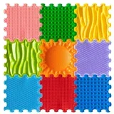 senzoričke puzzle podloge STIMULATIVE RAINBOW set 9 kom OTO-S-RNB