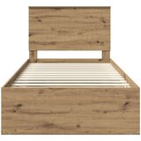  Konstrukcija postelje Oreh 100 x 200 cm Masivno borovo les, (5000103127) | Shoptok.si