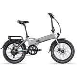 LEGEND Monza – zložljivo električno kolo 20”, srebrno, do 100 km, (5000137398)